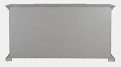 Carrington Grey Large Breakfront Cabinet - Ornate Home