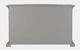 Carrington Grey Small Breakfront Cabinet - Ornate Home