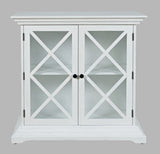 Carrington White Accent Cabinet - Ornate Home
