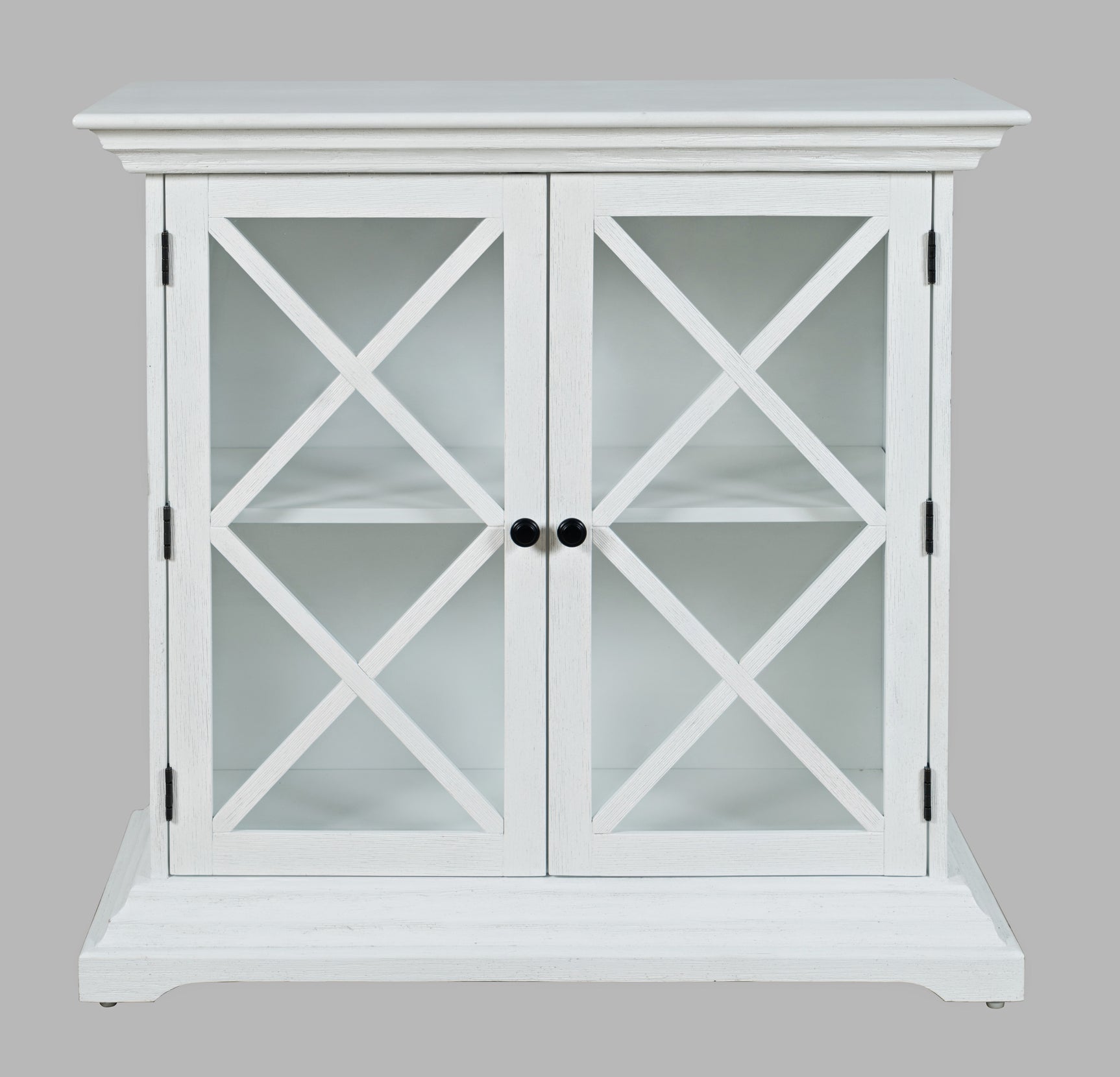 Carrington White Accent Cabinet - Ornate Home