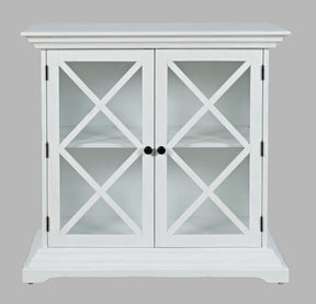 Carrington White Accent Cabinet - Ornate Home