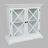 Carrington White Accent Cabinet - Ornate Home
