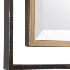 Carrizo Gold/Bronze Rectangle Mirror - Ornate Home