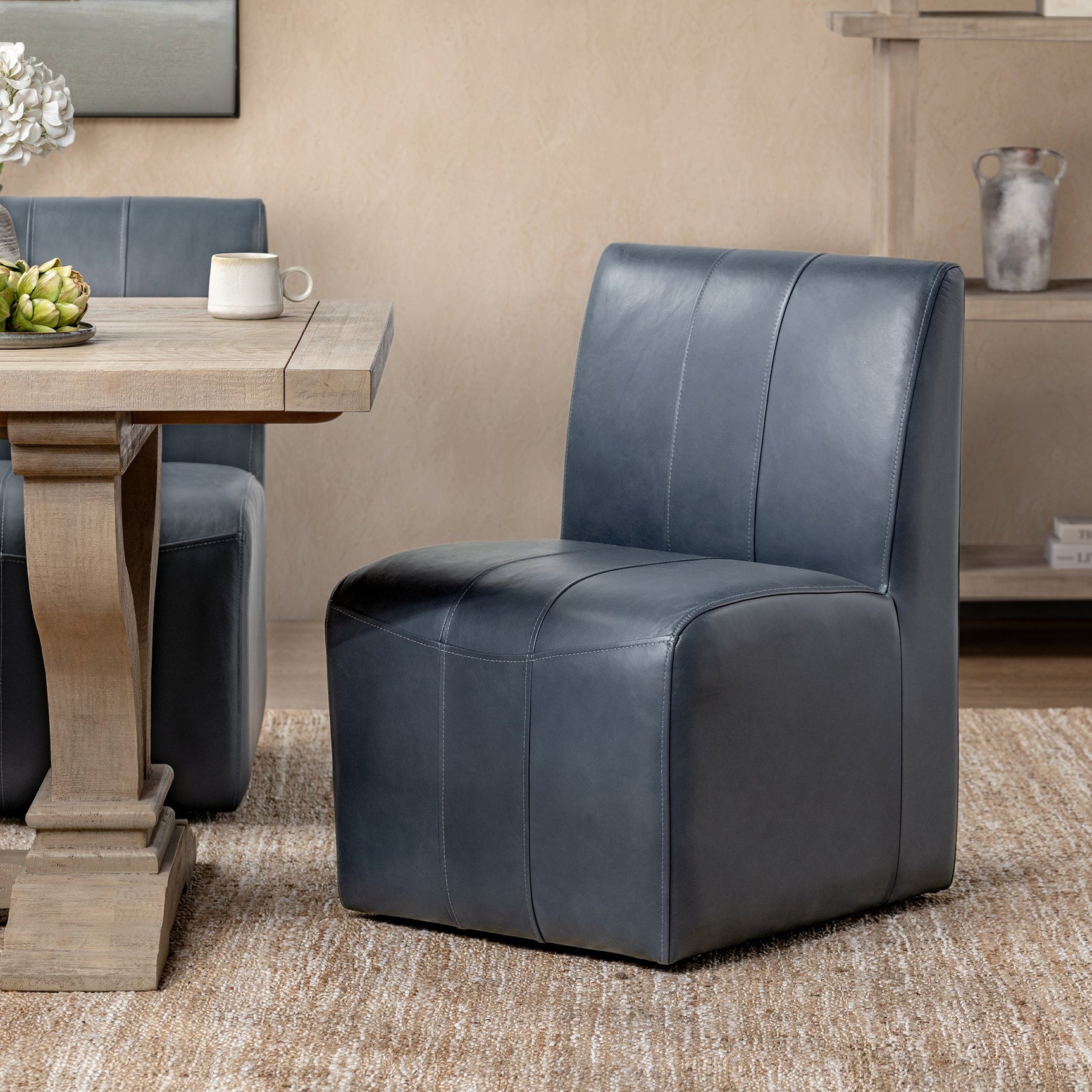 Carsen Mystic Blue Dining Chair - Ornate Home