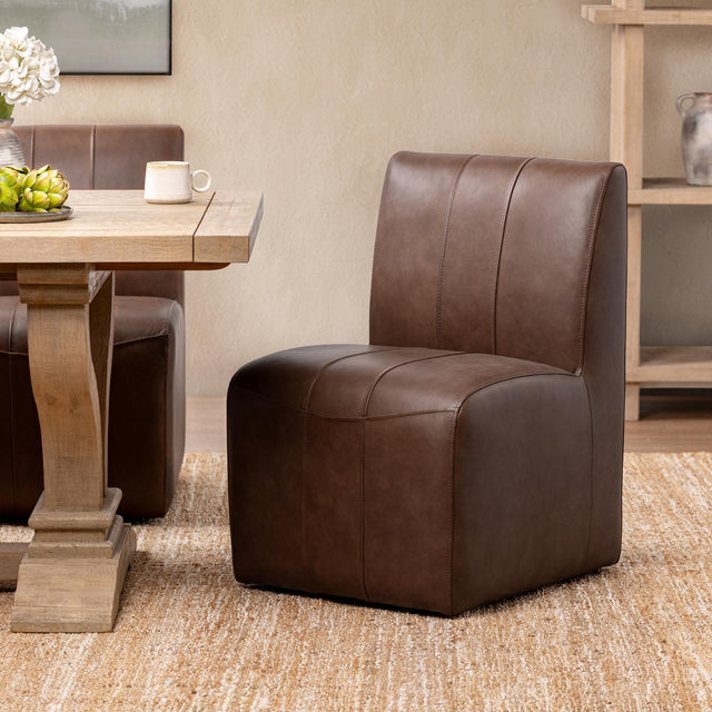 Carsen Rich Cocoa Dining Chair - Ornate Home
