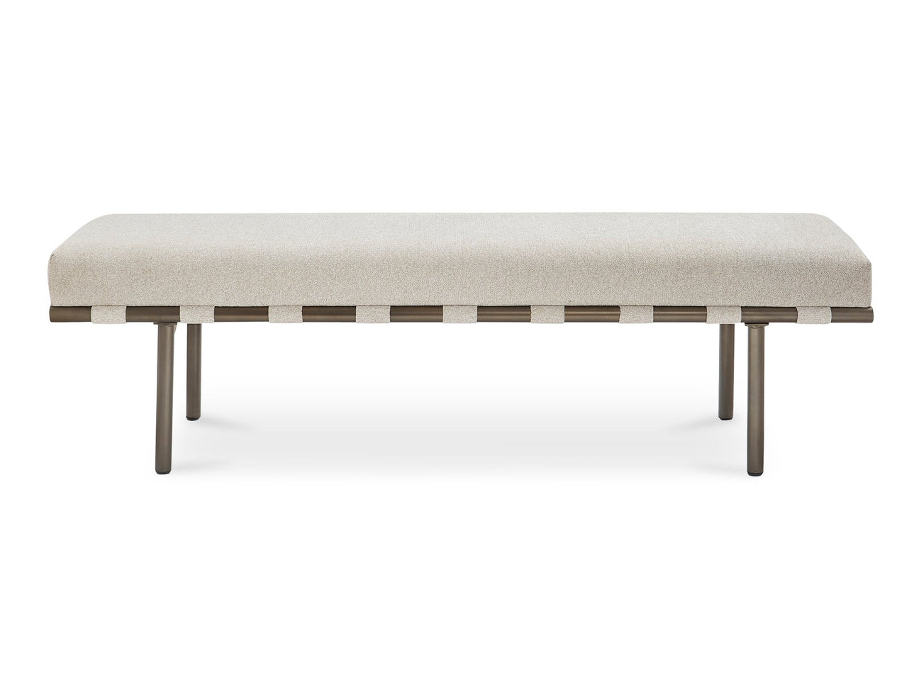 Carson Beige Dining Bench - Ornate Home