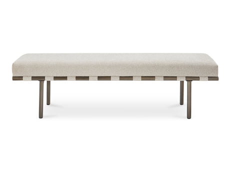Carson Beige Dining Bench - Ornate Home