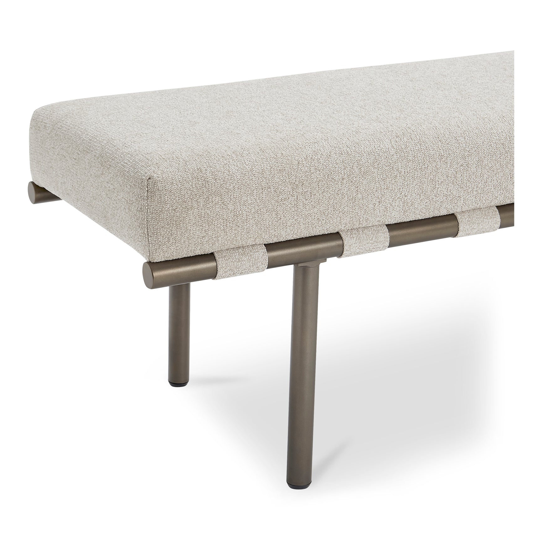 Carson Beige Dining Bench - Ornate Home