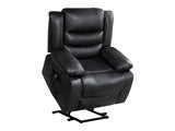 Carson Black Power Lift Chair - Ornate Home