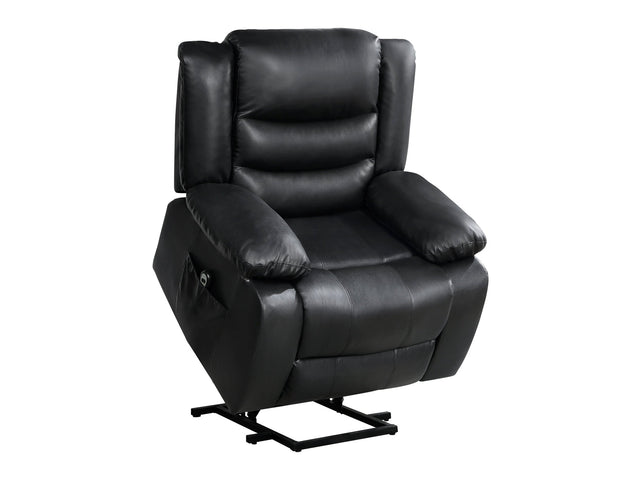 Carson Black Power Lift Chair - Ornate Home