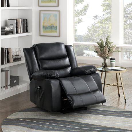 Carson Black Power Lift Chair - Ornate Home