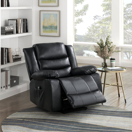 Carson Black Power Lift Chair - Ornate Home