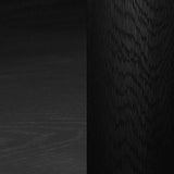 Carson Loft Black 4-Door Cabinet