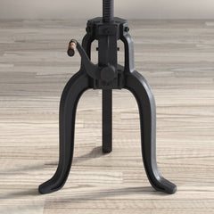 Carter Black/Natural Crank Table - Ornate Home