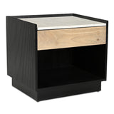 Carter Black Nightstand - Ornate Home