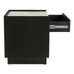 Carter Black Nightstand - Ornate Home