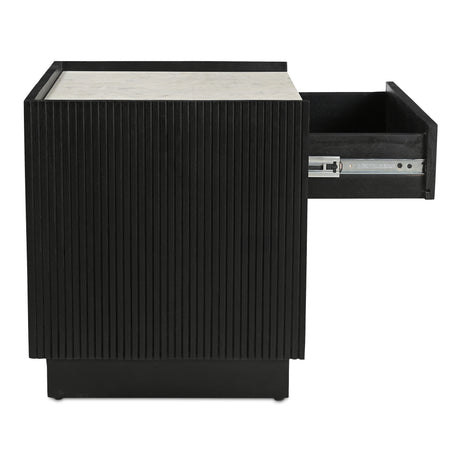 Carter Black Nightstand - Ornate Home