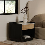 Carter Black Nightstand - Ornate Home