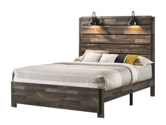 Carter Brown King Platform Bed - Ornate Home