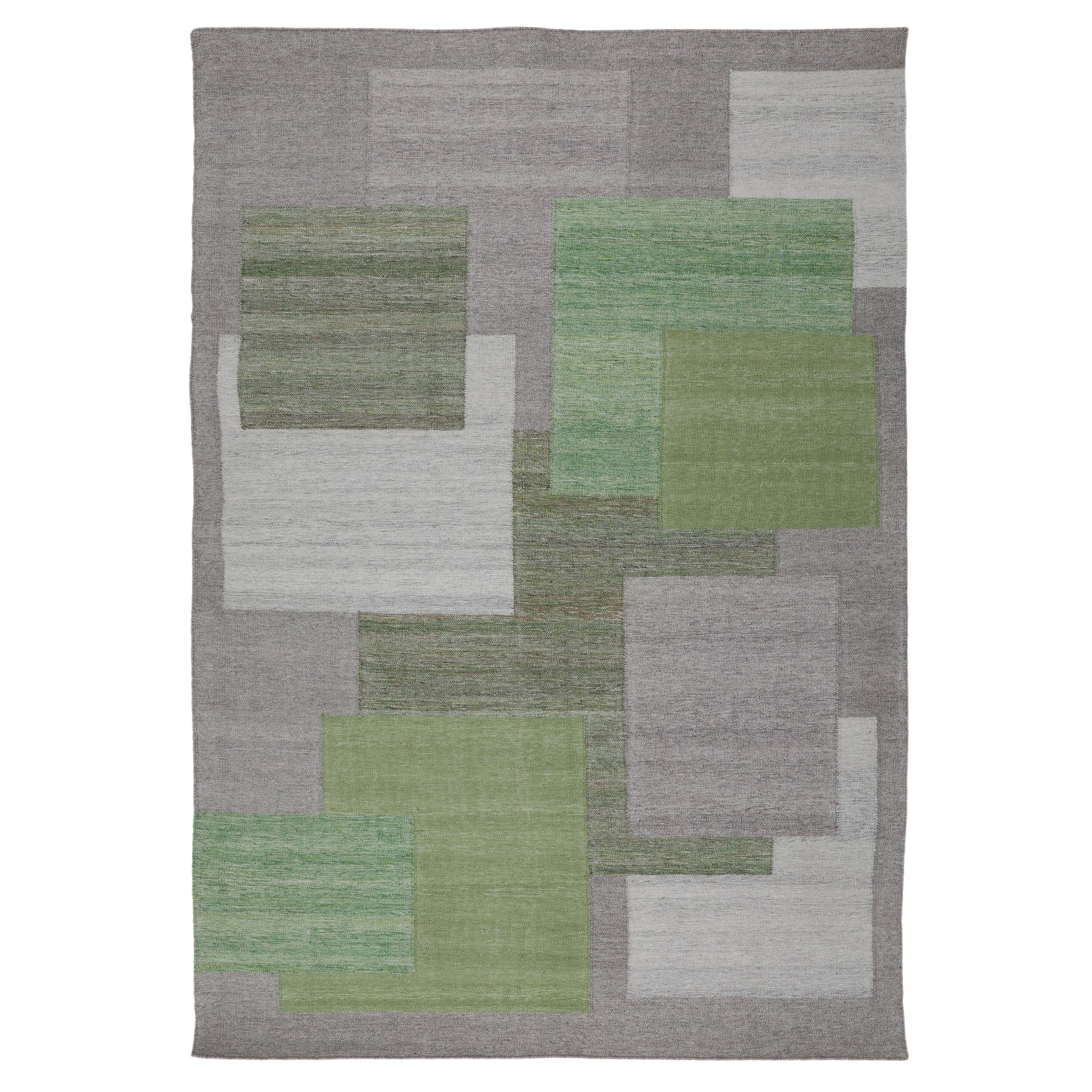 Carter Green/Gray Outdoor Rug - Ornate Home