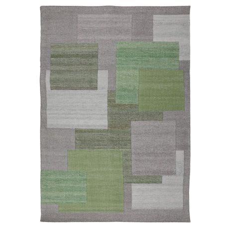 Carter Green/Gray Outdoor Rug - Ornate Home