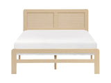 Carter Natural Queen Platform Bed - Ornate Home
