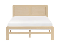 Carter Natural Queen Platform Bed - Ornate Home