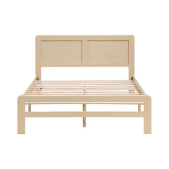 Carter Natural Queen Platform Bed - Ornate Home
