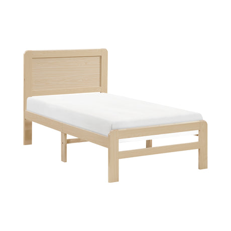 Carter Natural Twin Platform Bed - Ornate Home