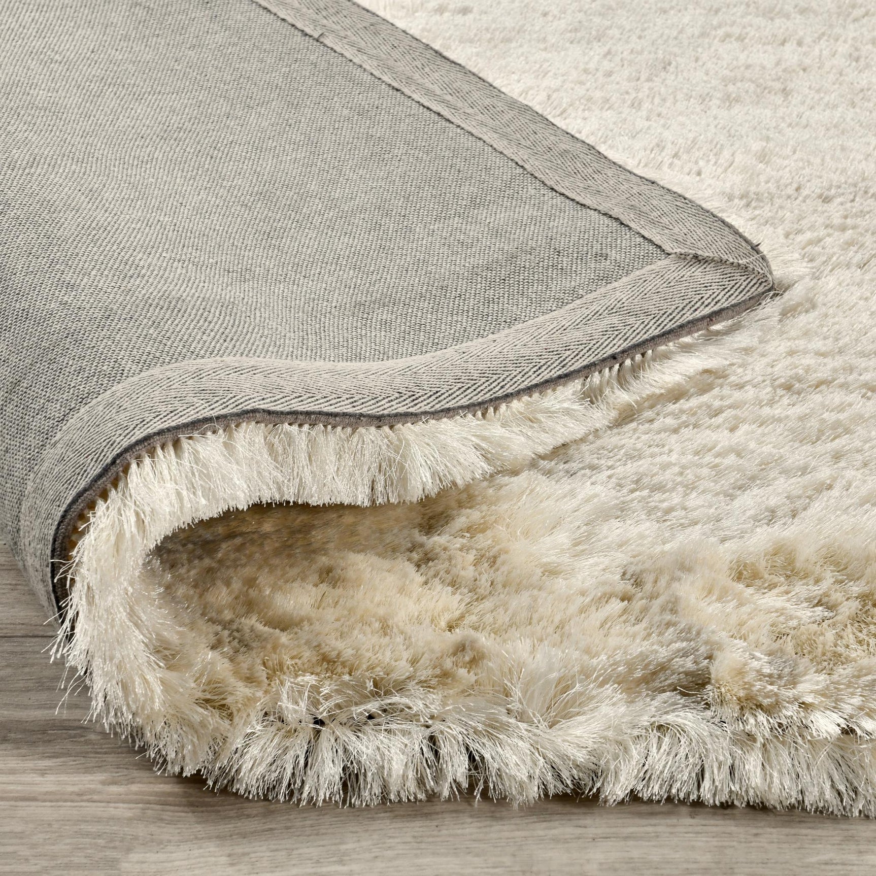 Carter Shag Ivory Rug - Ornate Home