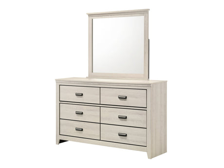 Carter White Dresser Mirror - Ornate Home