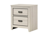 Carter White Nightstand - Ornate Home