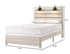 Carter White Platform Bedroom Set - Ornate Home