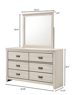 Carter White Platform Bedroom Set - Ornate Home