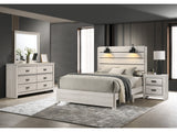 Carter White Platform Youth Bedroom Set - Ornate Home