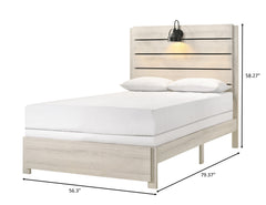 Carter White Platform Youth Bedroom Set - Ornate Home
