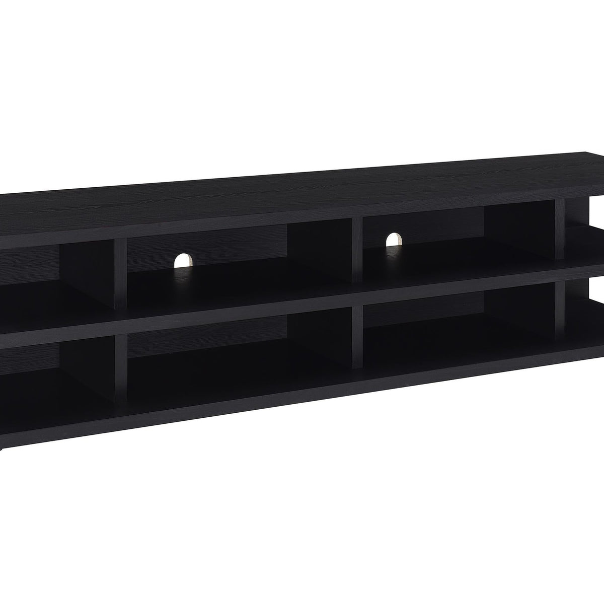 Coaster Cartmill Black 78-inch 2-tier TV Stand Media Console | Ornate Home