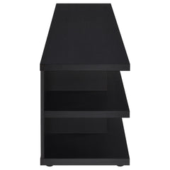 Cartmill Black 78-inch 2-tier TV Stand Media Console - Ornate Home