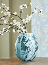 Cartshaw Iridescent Teal Vase (Online Special Price) - Ornate Home