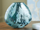 Cartshaw Iridescent Teal Vase (Online Special Price) - Ornate Home