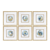 Carver Blue/Gold Print