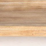 Carver Whitewash Oblong Wood Footed Trays (Set of 2) - Ornate Home