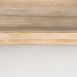 Carver Whitewash Rectangular Wood Trays (Set of 2) - Ornate Home