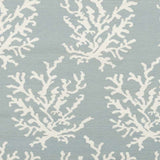 Carversville Ice Blue Botanical Wool Rug - Clearance - Ornate Home