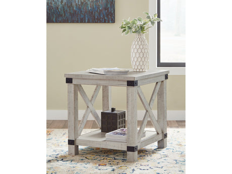 Carynhurst White Wash End Table - Ornate Home