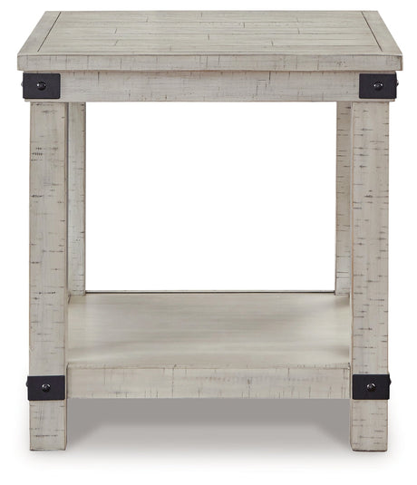 Carynhurst White Wash End Table - Ornate Home