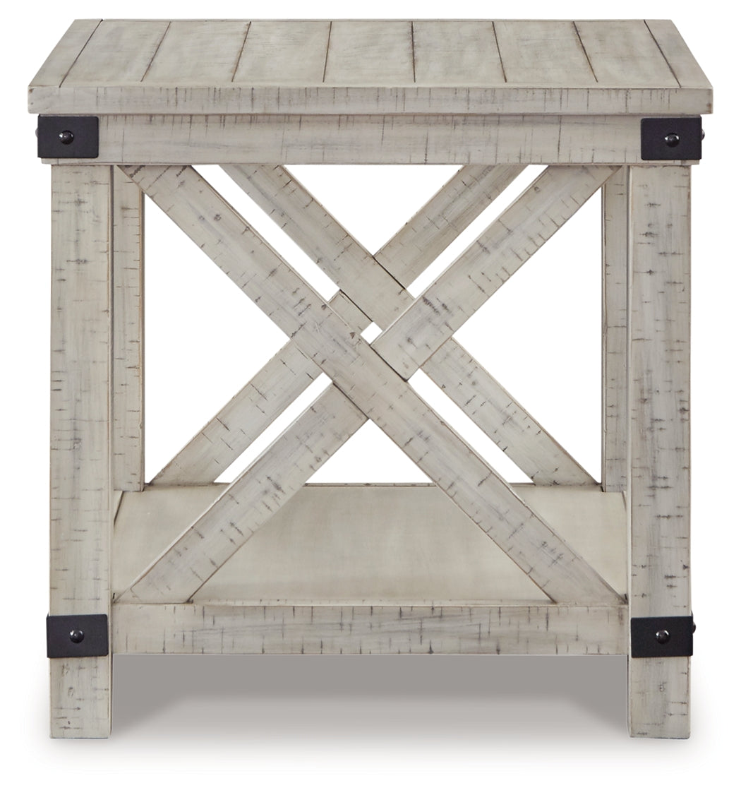 Carynhurst White Wash End Table - Ornate Home
