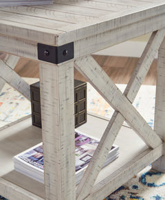 Carynhurst White Wash End Table - Ornate Home