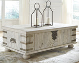 Carynhurst White Wash Gray Coffee Table and 2 End Tables (Online Special Price) - Ornate Home