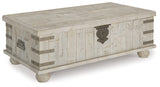 Carynhurst White Wash Gray Coffee Table and 2 End Tables (Online Special Price) - Ornate Home